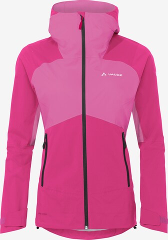 VAUDE Athletic Jacket 'Simony' in Pink: front