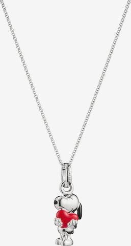 Thomas Sabo Kette 'Snoopy mit Herz Peanuts' in Silber: Vorderseite