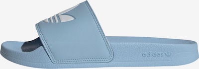 ADIDAS ORIGINALS Natikače 'Adilette' u sivkasto plava / bijela, Pregled proizvoda