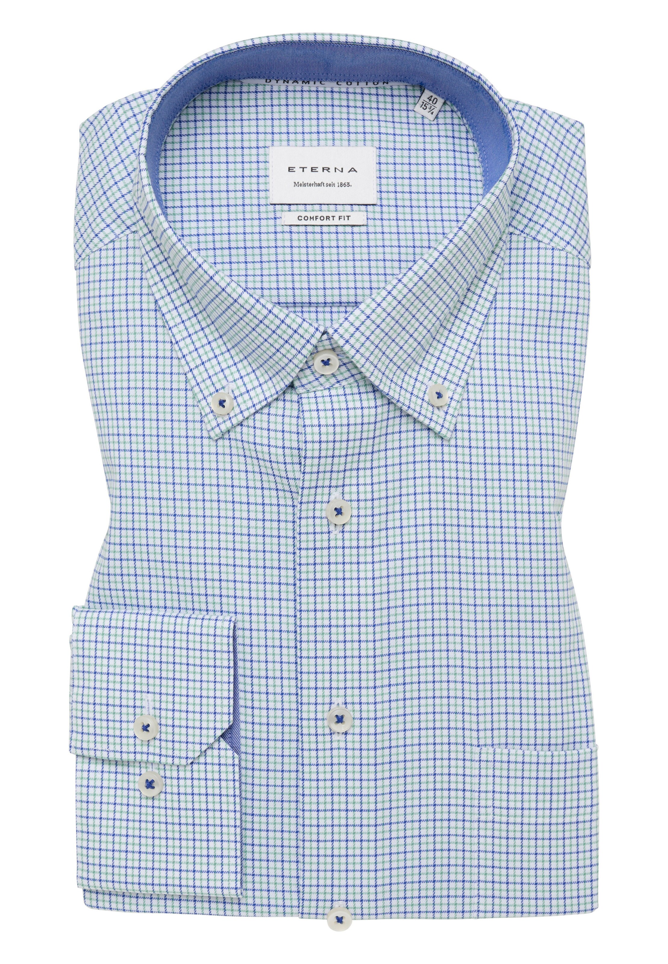 ETERNA Comfort Fit Hemd in Weiß