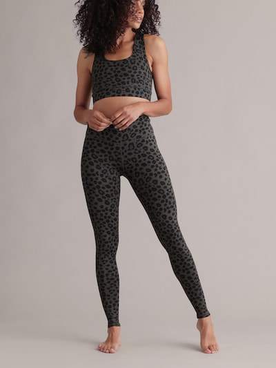 Hey Honey Leggings 'Leo' in de kleur Olijfgroen, Productweergave