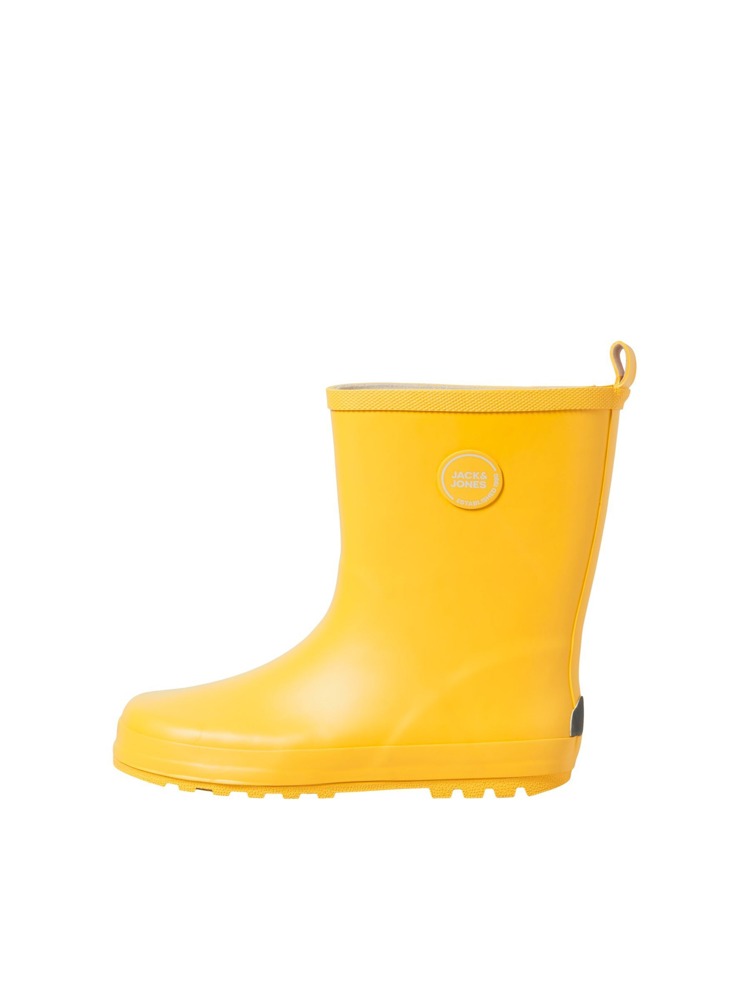 Jack &amp; Jones Junior Gummistøvler i gul: forside