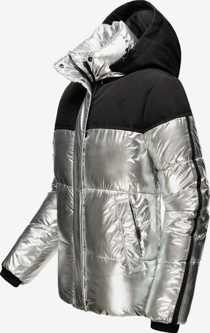 NAVAHOO Winter jacket 'Sarafina' in Silver