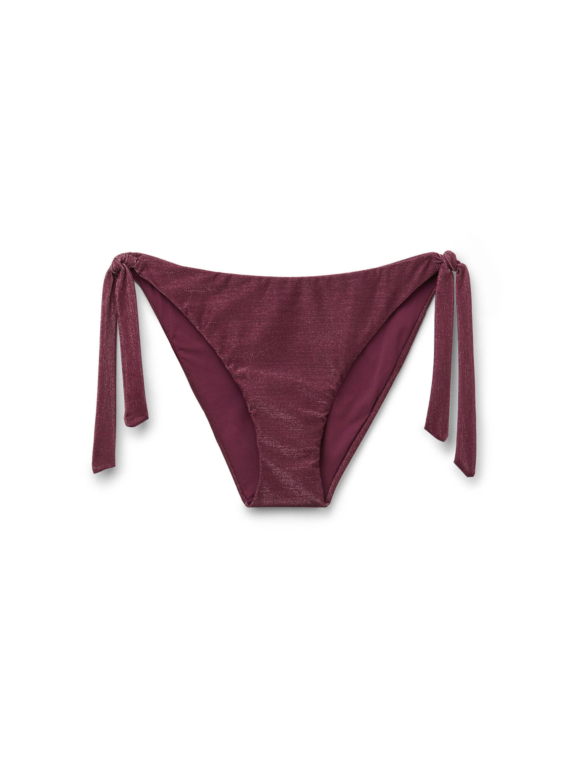 CALZEDONIA Bikini Bottoms 'Golden Glow' in Red: front