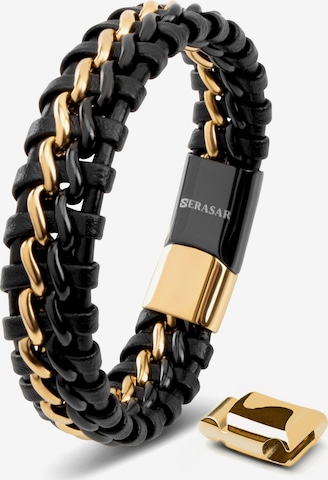 SERASAR Bracelet 'Steel' in Mixed colours: front