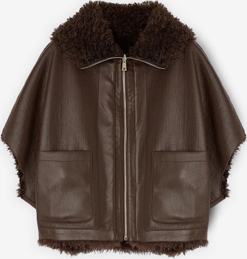 Manteau d’hiver MOTIVI en marron : devant