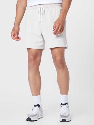 Nike Sportswear Regularen Hlače | bež barva: sprednja stran