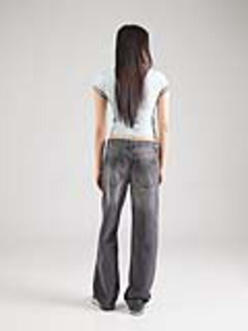 Wide Leg Jean Superdry en gris