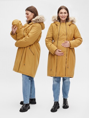 MAMALICIOUS Winter Parka 'AMY' in Brown