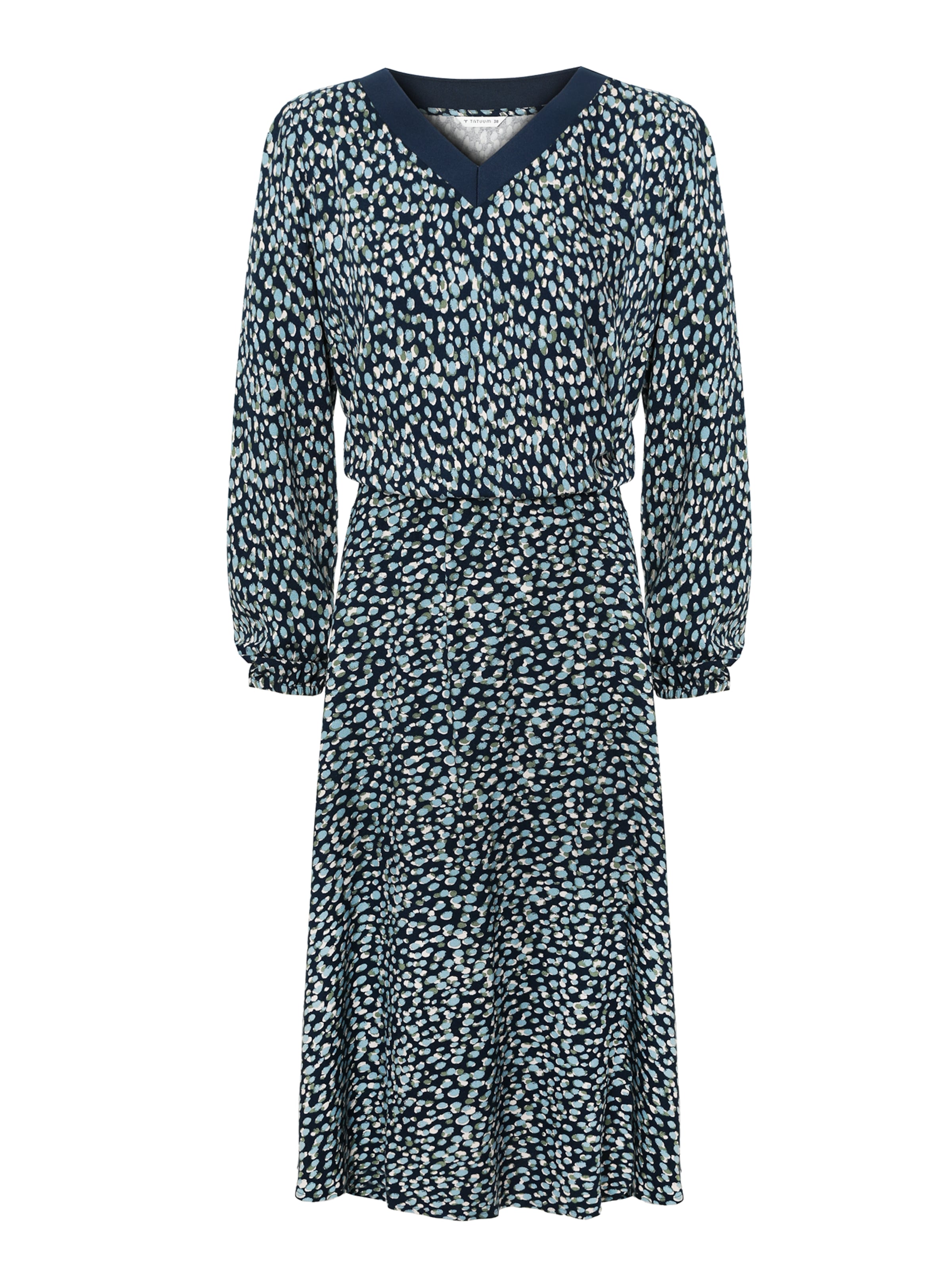 TATUUM Obleka 'SPLATI' | modra barva: sprednja stran