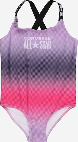 CONVERSE Swimsuit in Purple: front