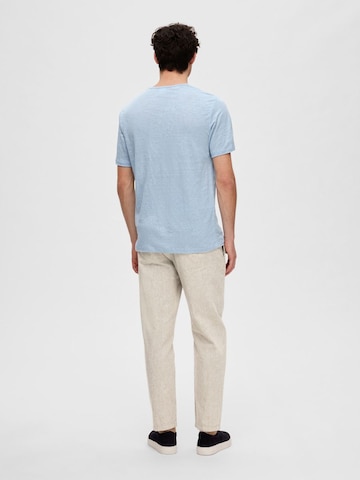 SELECTED HOMME T-Shirt 'Bet' in Blau