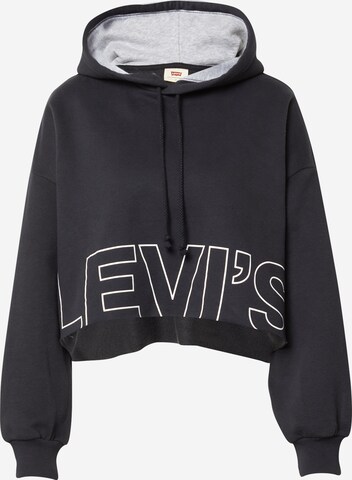 LEVI'S ® Sweatshirt 'Graphic Crop Prism T3' in Black: front