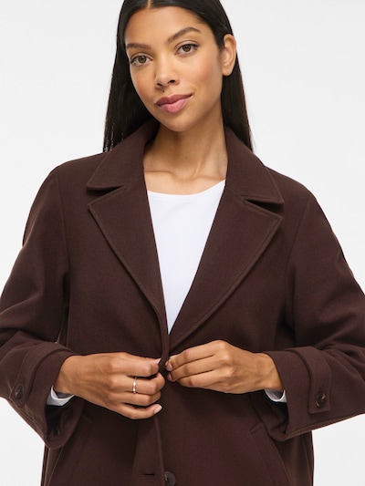 VILA Between-Seasons Coat 'VIFEMKE' in XS in Chocolate, Item view