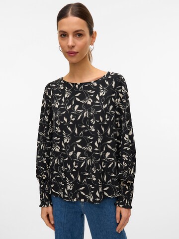 VERO MODA Блузка 'VMLYDIA' в Черный: спереди