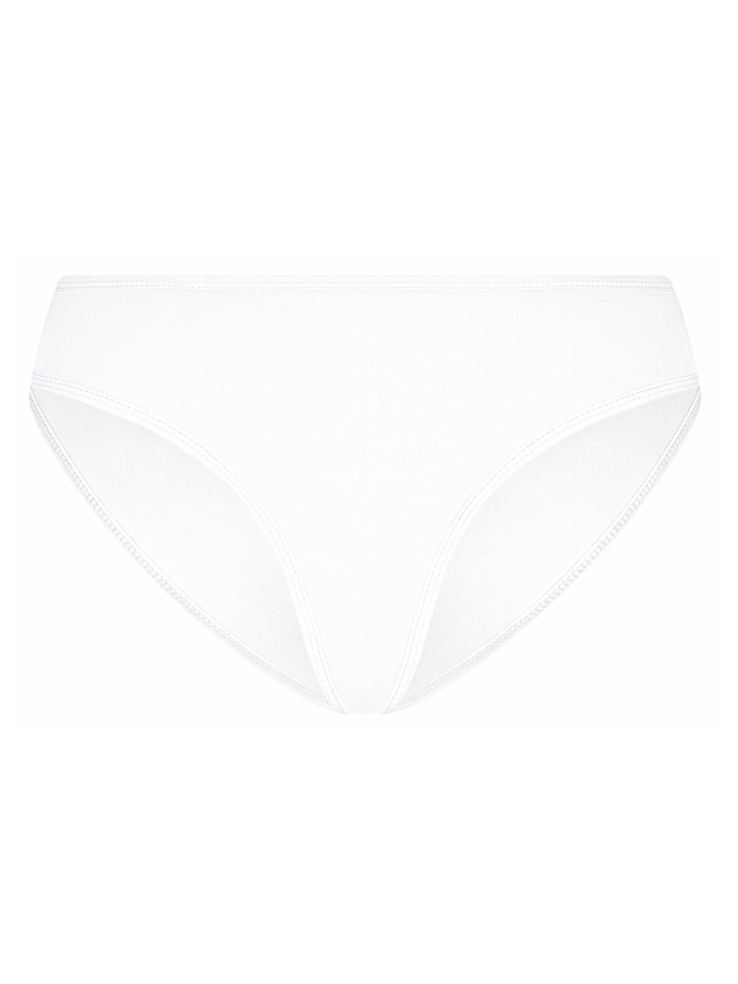 Albero Natur Panty 'Klassischer Bio-Baumwoll Damen Slip' in White: front