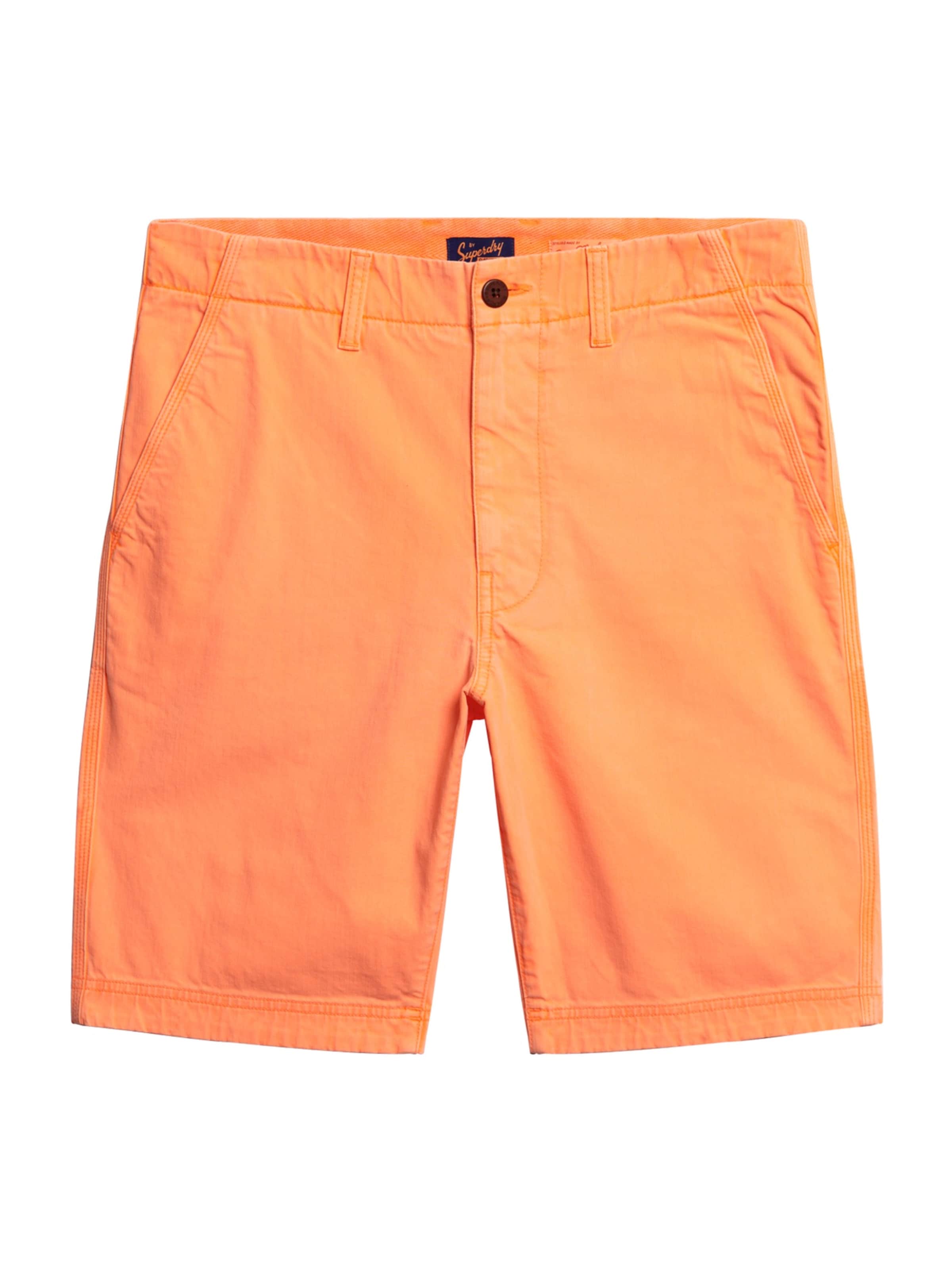 Pantalon chino Superdry en orange : devant