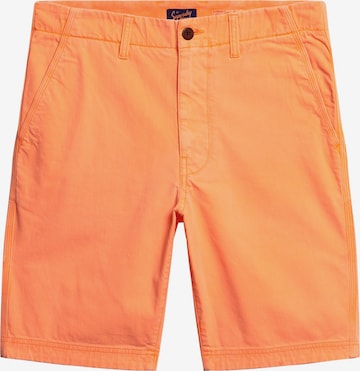 Pantalon chino Superdry en orange : devant