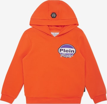 Felpa 'Racing' di Philipp Plein in arancione: frontale