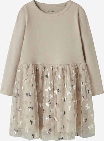 NAME IT Dress 'NMFROSALLY' in Beige: front
