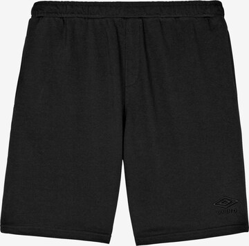 UMBRO Workout Pants in Black: front