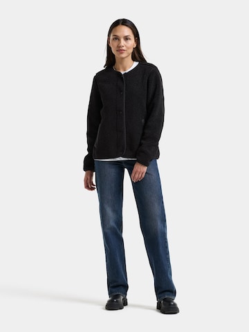 Didriksons Fleece jas 'Selma' in Zwart