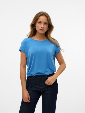 VERO MODA Shirt 'VMAVA PLAIN' in Blue