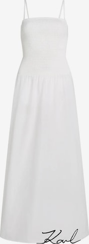 Karl Lagerfeld Rantamekko värissä beige: etupuoli