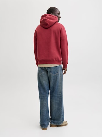 JACK & JONES Sweatshirt 'JORBLEECKER' i rød