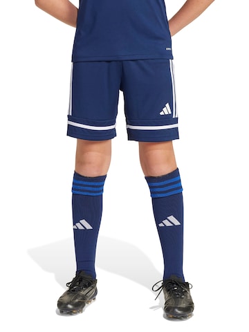mėlyna ADIDAS PERFORMANCE Standartinis Sportinės kelnės 'Squadra 25': priekis
