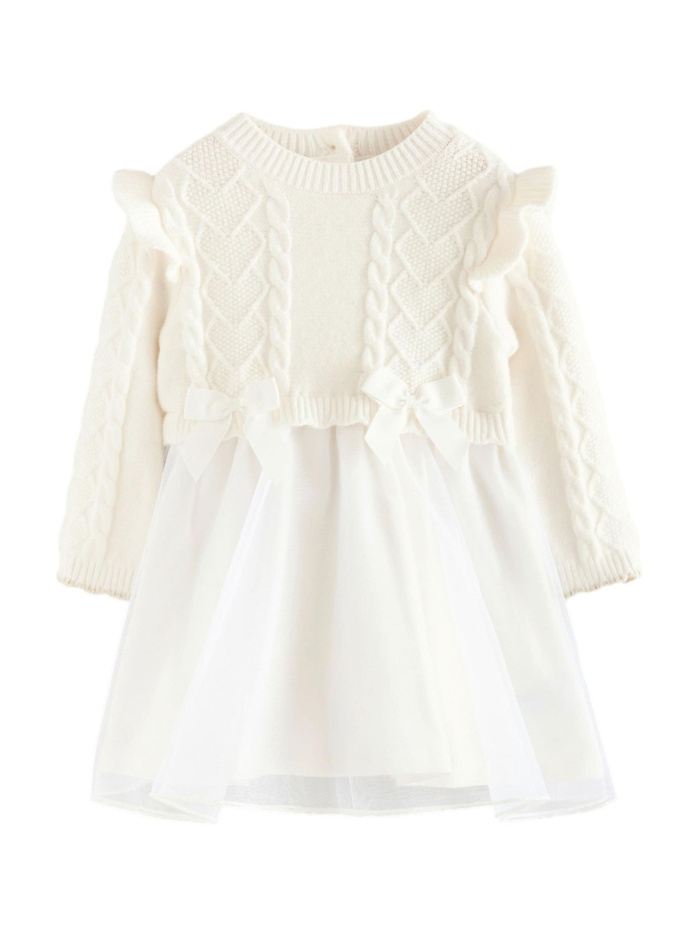 Baker by Ted Baker Kleid in Beige: Vorderseite