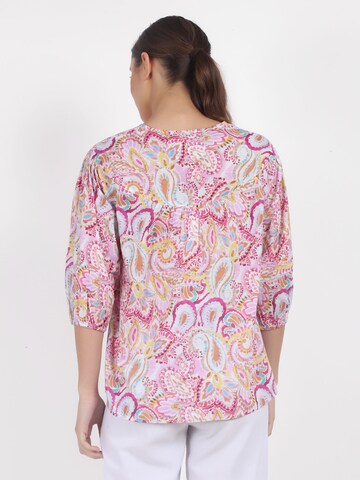 VICCI Germany Bluse in leichter Sommer-Baumwollqualität in Pink