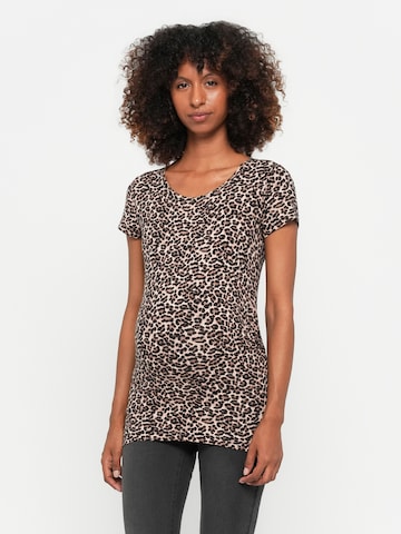 Only Maternity Särk 'OLMLOVELY', värv beež: eest vaates