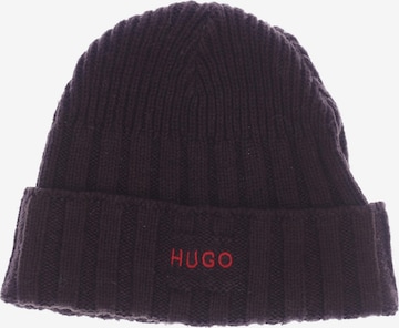 HUGO Red Hat & Cap in One size in Brown: front