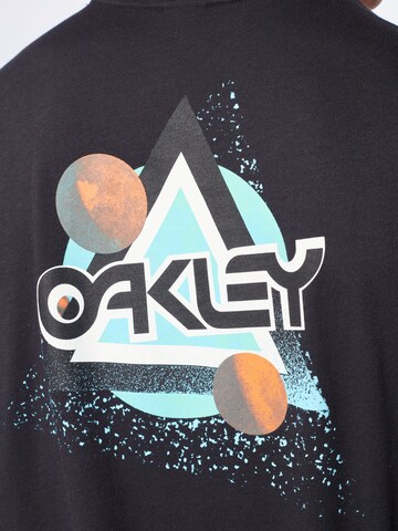 OAKLEY Funktionsshirt 'Space Polygon' in Schwarz