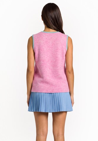 MYMO Gebreide bodywarmer in Roze