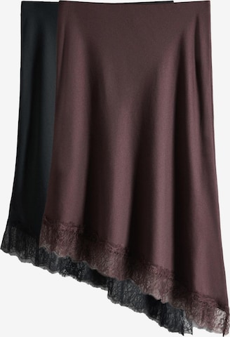 purpurinė The Set Sijonas: priekis