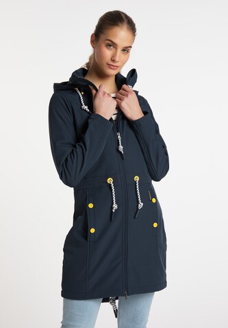 Schmuddelwedda Raincoat in Blue: front