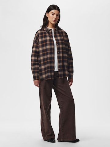 PIECES Blouse 'PCJane' in Brown
