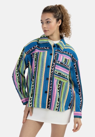 MYMO Between-season jacket in Mixed colours: front