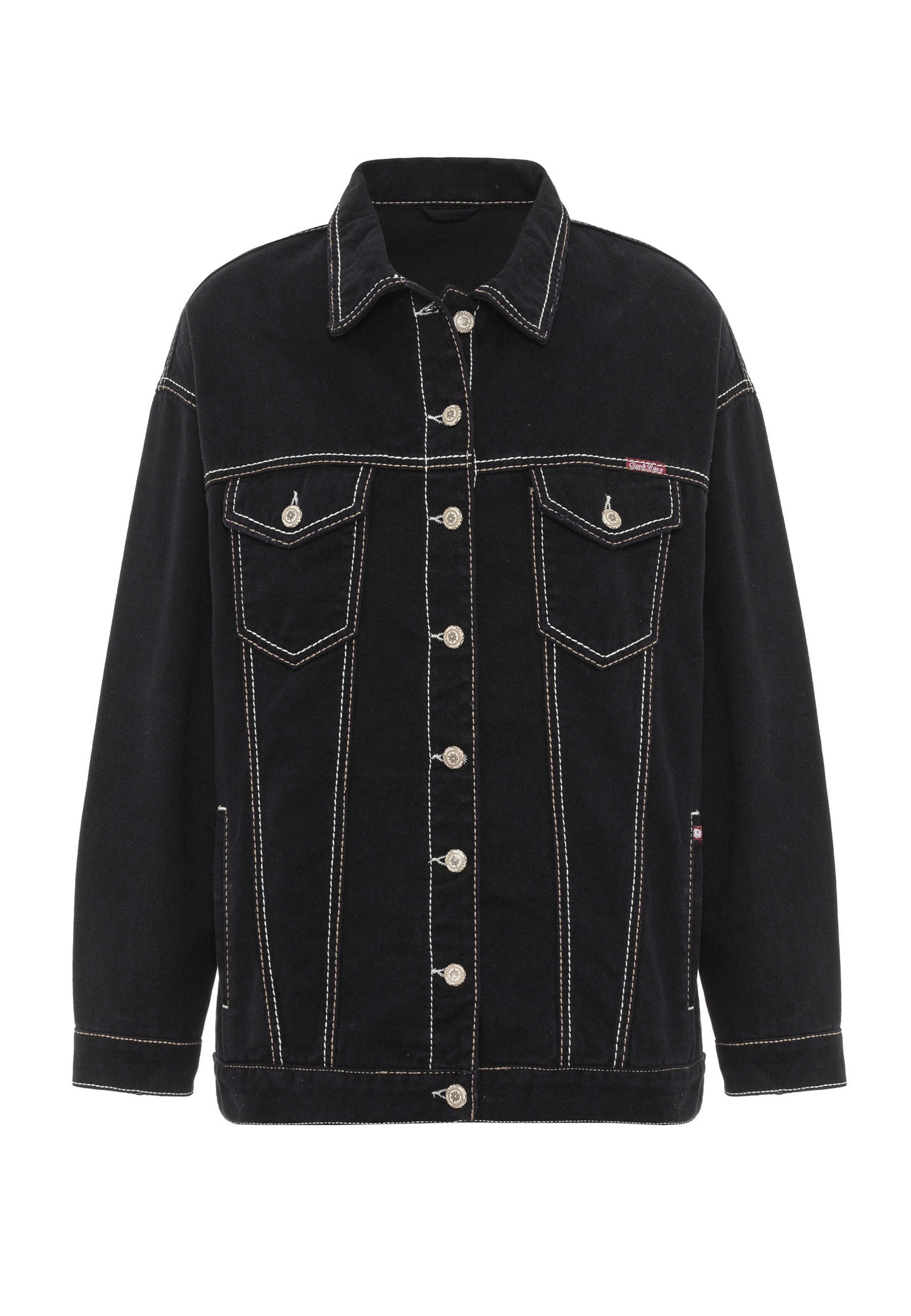 CIPO & BAXX Tussenjas in Zwart: voorkant