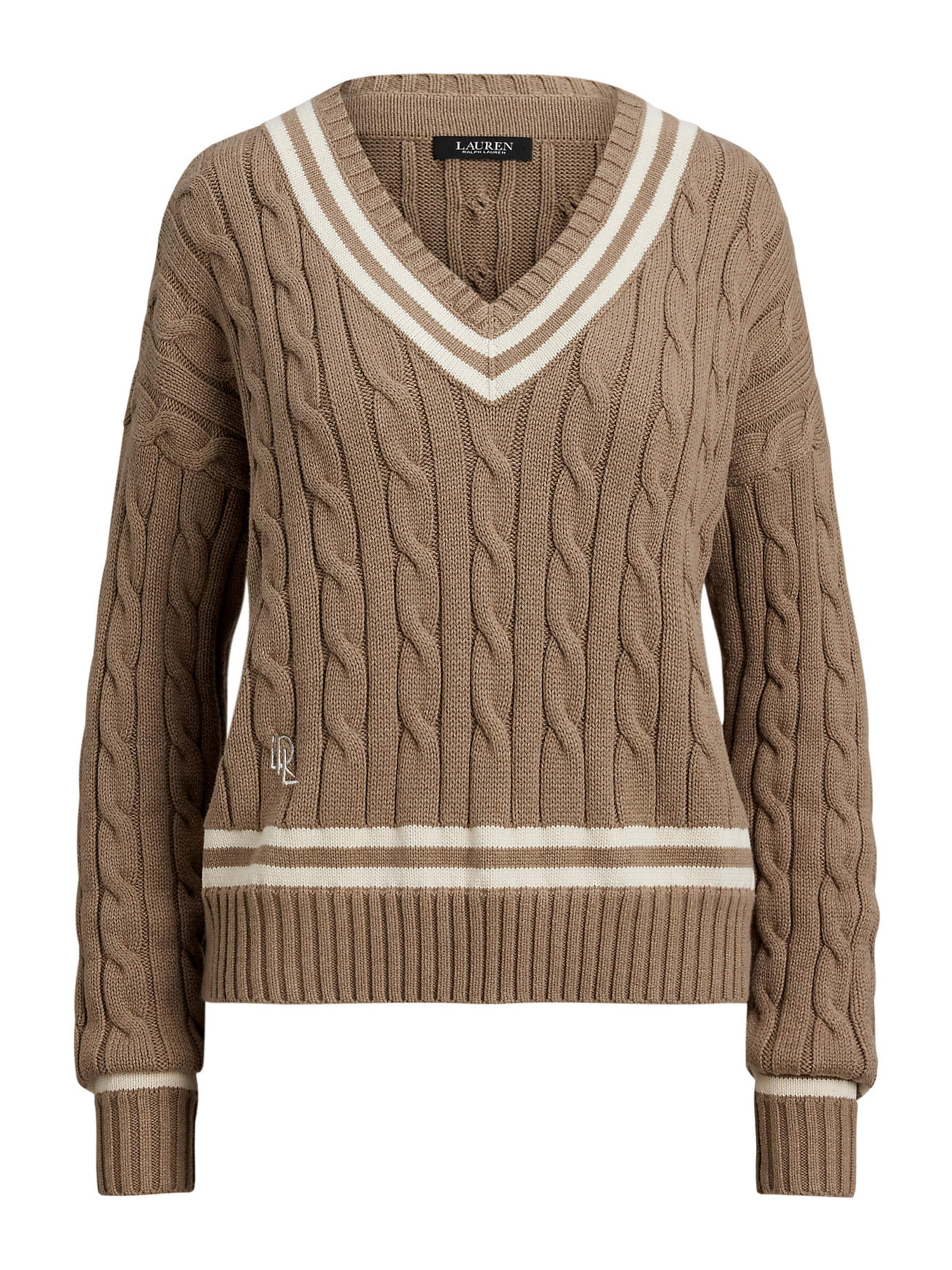 Lauren Ralph Lauren Свитер 'TEDURPH' в Бежевый: спереди