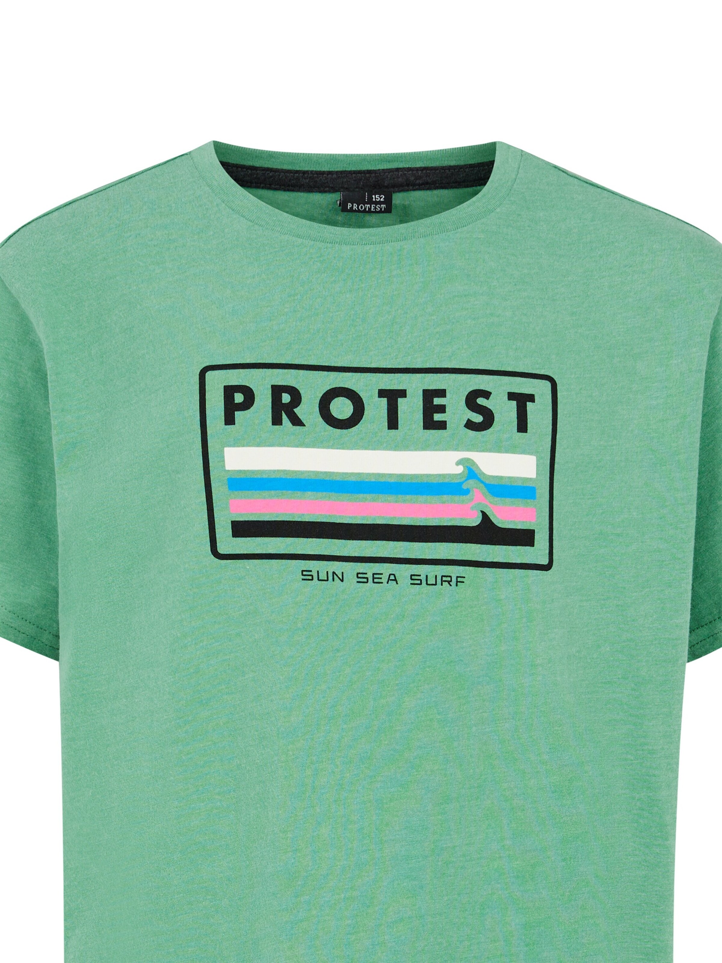 PROTEST Shirt 'PRTMarius JR'‌‌‌‌ in Grün