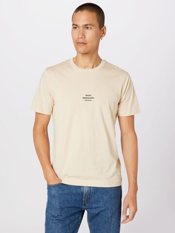 MADS NORGAARD COPENHAGEN Shirt in Beige: front