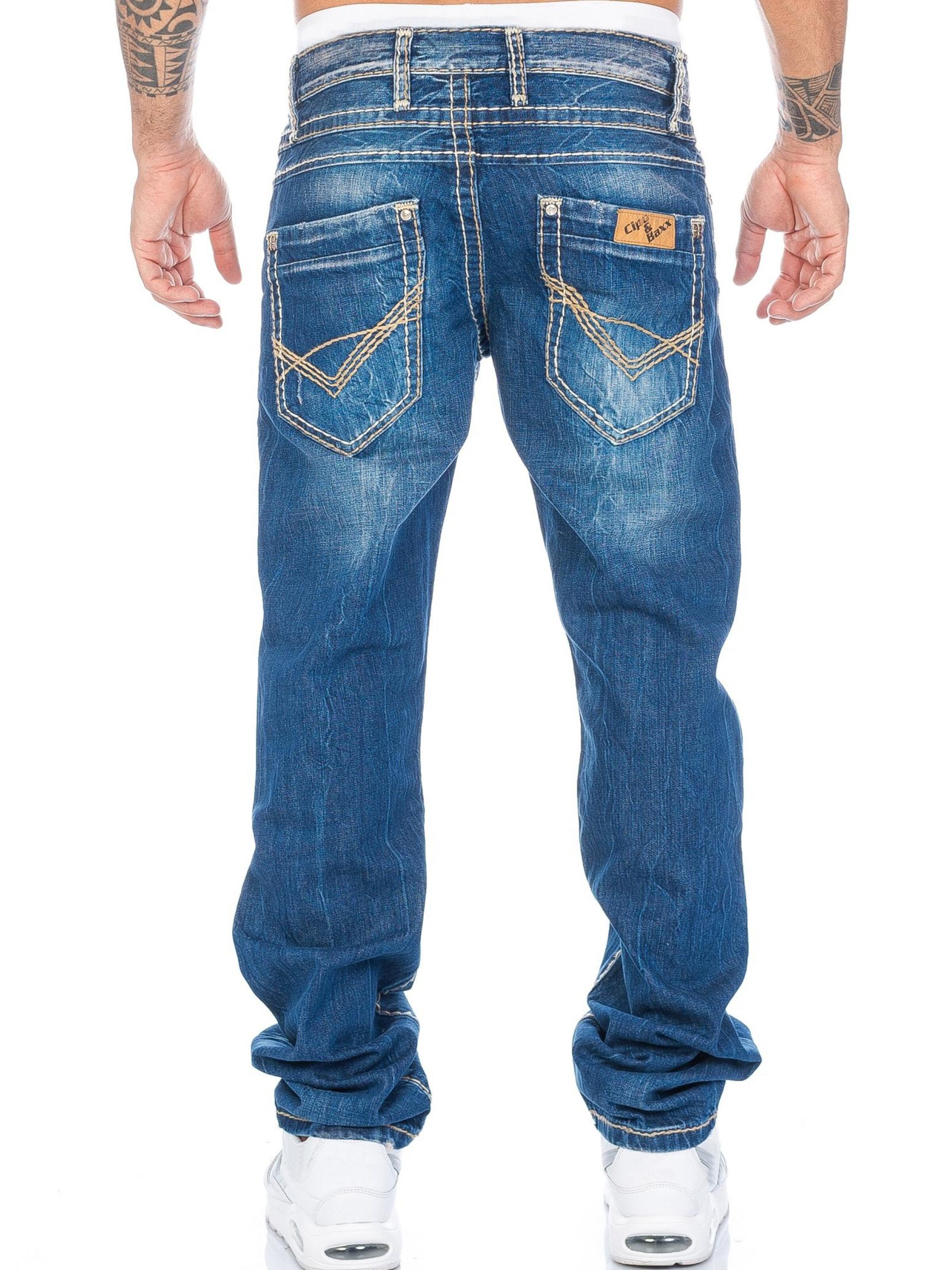 CIPO & BAXX Regular Jeans 'BJ688' in Blue