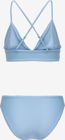 ONLY Triangel Bikini in Blau