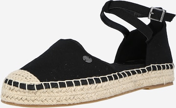 Espadrile 'Tuva' de la ESPRIT pe negru: față