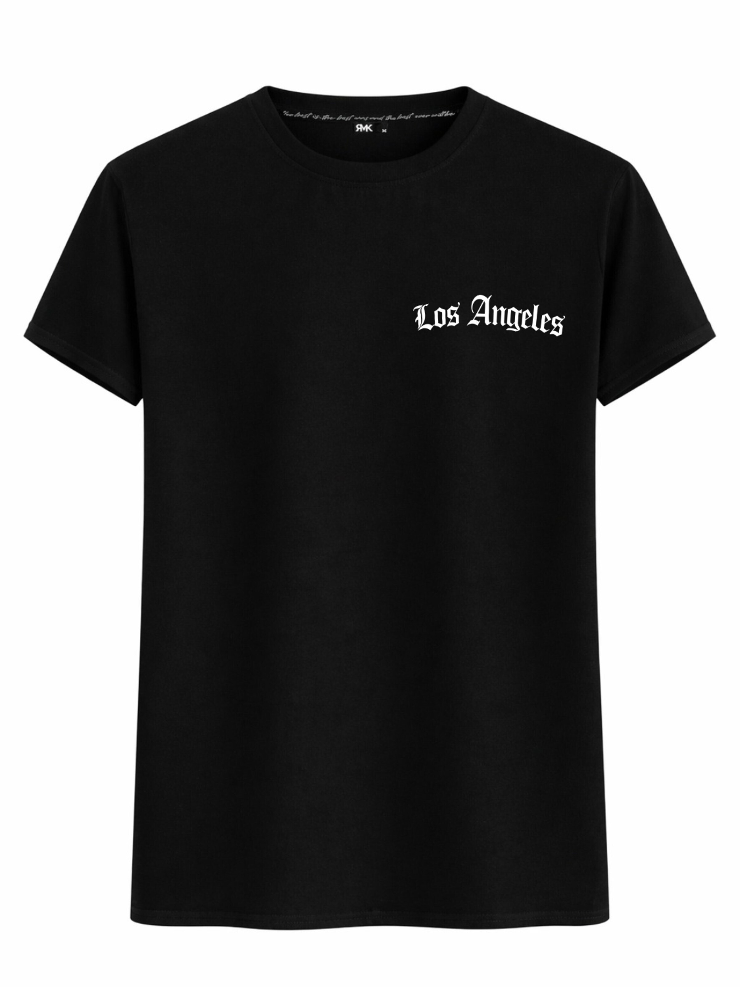 RMK Shirt 'Los Angeles LA' in Black: front