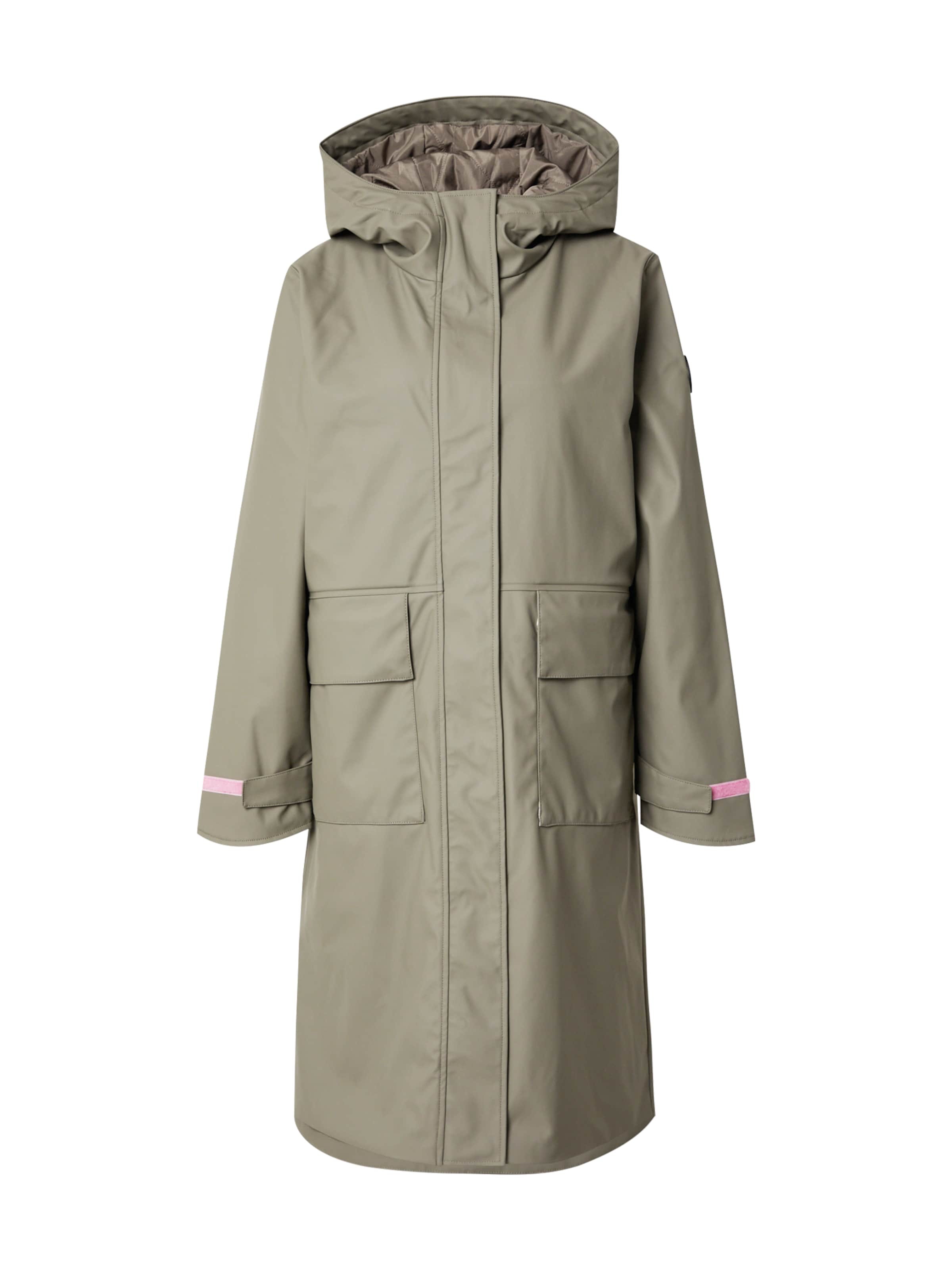 No. 1 Como Between-Seasons Coat in Green: front