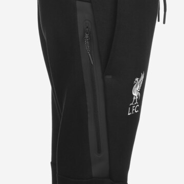 NIKE Regular Workout Pants 'FC Liverpool' in Black